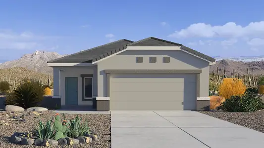 New construction Single-Family house 12344 E Morris Carson Dr, Vail, AZ 85641 plan Amber - H30A - image