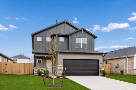New construction Single-Family house 606 Amber Falls Dr, Montgomery, TX 77356 plan Monroe - image