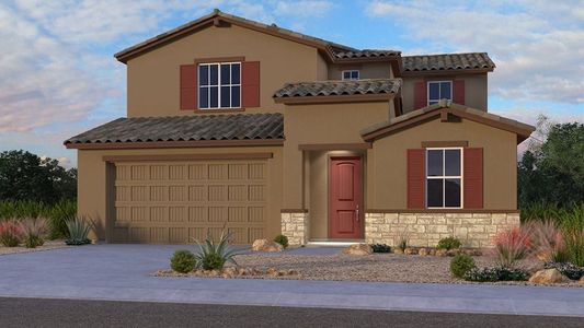 New construction Single-Family house 17018 W Shangri-La Rd, Surprise, AZ 85388 Pinnacle- photo 0