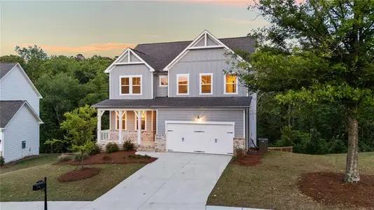 New construction Single-Family house 373 Riverwood Pass, Dallas, GA 30157 plan The Willow B - image