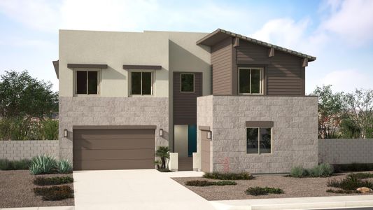 Mid Century Modern Elevation | Pomelo | Harvest at Citrus Park | New Homes in Goodyear, AZ | Landsea Homes