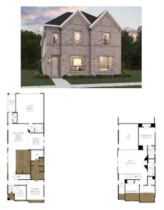 New construction Single-Family house 9317 Rolling Meadow Wy, Denton, TX 76226 plan Williamson - image