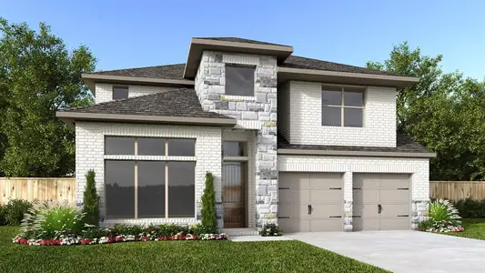 New construction Single-Family house 27103 Texas Bluebonnet Trl, Hockley, TX 77447 2999W- photo 0