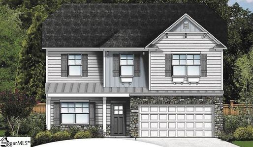New construction Single-Family house 315 E Pyrenees Dr, Wellford, SC 29385 plan Brantley II - image
