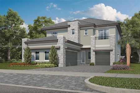 New construction Single-Family house 9610 Magnus Ter, Parkland, FL 33076 plan Barony - image