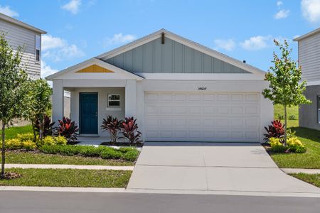 New construction Single-Family house 3476 Dahlia Dr, Lake Hamilton, FL 33851 Magenta- photo 0