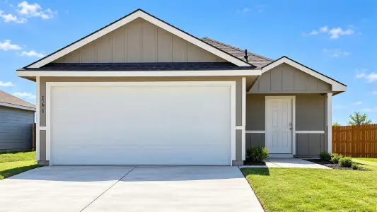 New construction Single-Family house 161 Wyatt Wy, Jarrell, TX 76537 plan Estero - image