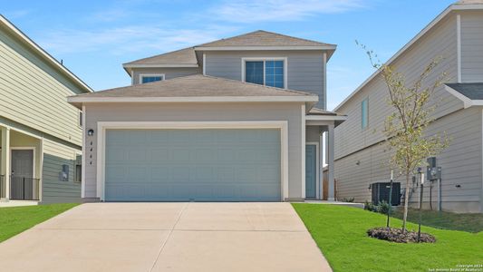 New construction Single-Family house 4444 Kiowa Pass, San Antonio, TX 78232 The Queensland- photo 0