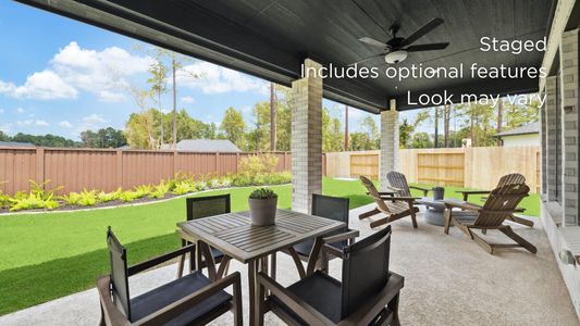 New construction Single-Family house 29727 Brushy Gables Dr, Magnolia, TX 77354 plan 4043 Elevation D - image