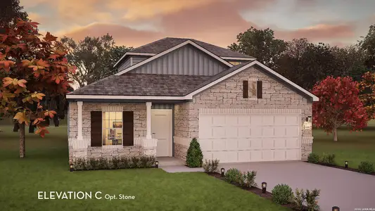 New construction Single-Family house 6710 Velma Path, San Antonio, TX 78253 plan Brazos - image