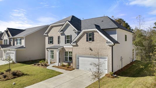 New construction Single-Family house 1908 Lacebark Elm Way, Lawrenceville, GA 30045 Savannah- photo 0