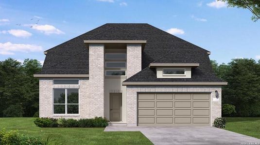 New construction Single-Family house 468 Hulda Trl, New Braunfels, TX 78130 plan Dumont - image