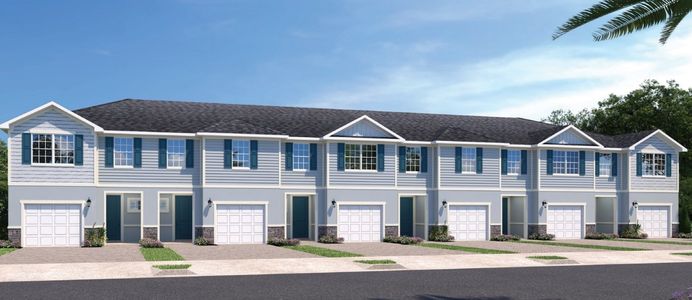 New construction Townhouse house 12470 Amber Creek Cir, Lakewood Ranch, FL 34211 Mayport- photo 0