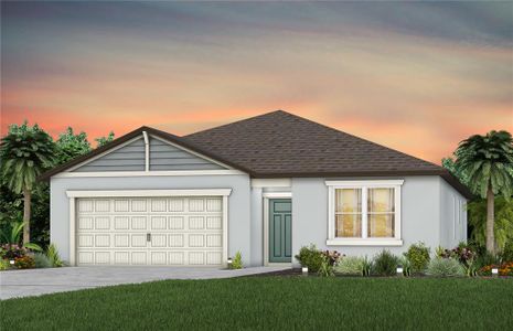 New construction Single-Family house 12817 Blue Reflection Ave, Parrish, FL 34219 plan Hanover - image