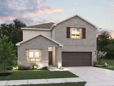 New construction Single-Family house 12839 Lower Peach Wy, Schertz, TX 78154 plan Wyatt - image