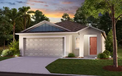 New construction Single-Family house 1763 Vanilla St, Haines City, FL 33844 plan Magenta - image