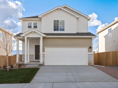New construction Single-Family house 6778 Roundtail Wy, Colorado Springs, CO 80925 plan The Flatiron - image