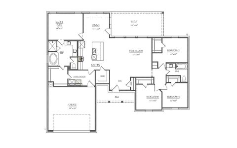 New construction Single-Family house 100 Annabel Dr, Paradise, TX 76073 plan The Renner - image 5