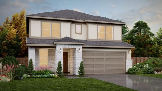 New construction Single-Family house 717 Willowbrook Ave, New Braunfels, TX 78130 plan Imperial - image