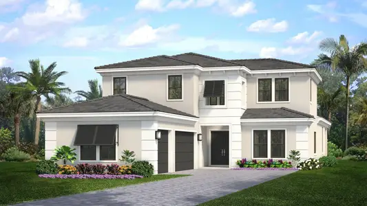 New construction Single-Family house 13267 Artisan Cir, Palm Beach Gardens, FL 33418 plan Trumbull - image