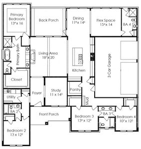 New construction Single-Family house 1019 Lake Breeze Dr, Waller, TX 77484 plan Orion - image 2