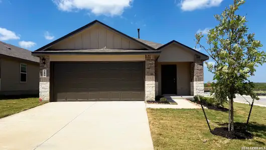 New construction Single-Family house 289 Violet Sylph, San Antonio, TX 78253 plan The Uma - image