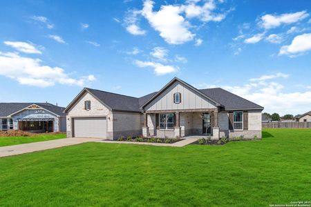 New construction Single-Family house 1587 Vista View Dr, Pleasanton, TX 78064 plan Arlington - image