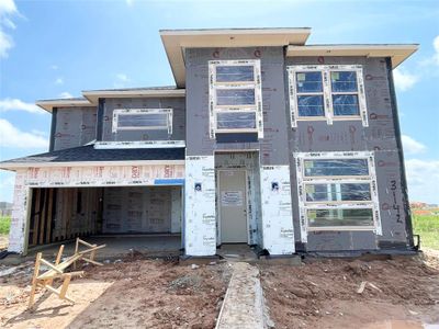 New construction Single-Family house 31142 Riley Heights Dr, Fulshear, TX 77441 Verona- photo 0