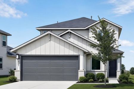 New construction Single-Family house 18007 Lasso Mills Dr, Hockley, TX 77447 plan Nolan - image