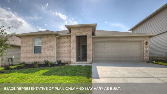 New construction Single-Family house 837 Peccary Place, Seguin, TX 78155 The Ashburn- photo 0