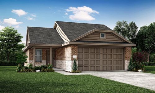 New construction Single-Family house 11807 Hermosa Lane, Justin, TX 76247 Red Oak II- photo 0