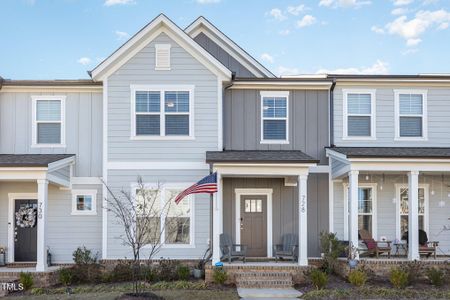 New construction Townhouse house 728 Silo Park Dr, Wake Forest, NC 27587 null- photo 0 0