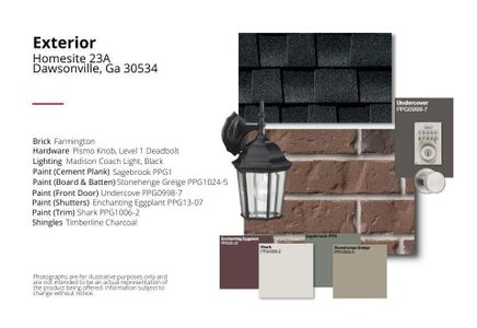 New construction Townhouse house 10 Gold Dust Dr, Unit 23-A, Dawsonville, GA 30534 Hudson- photo 0