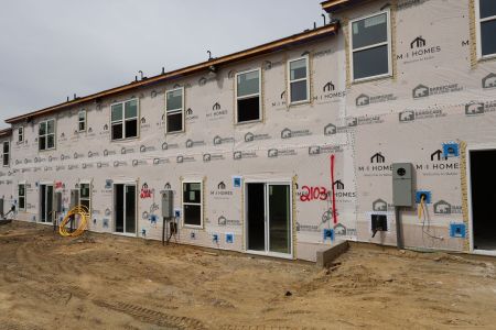 New construction Townhouse house 3216 Lilac Grove Dr, Charlotte, NC 28269 plan Wylie II - image