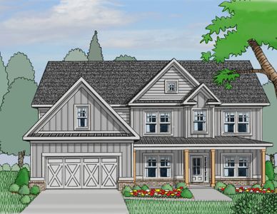 New construction Single-Family house 1079 Birch Wy, Loganville, GA 30052 The Wilmington | Front Entry- photo 0