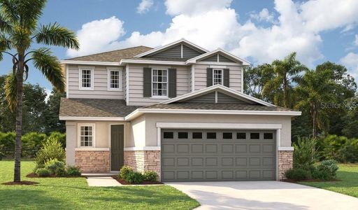 New construction Single-Family house 219 Bull Frog Ln, Umatilla, FL 32784 Palm- photo 0