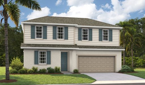 New construction Single-Family house 1647 Sugarbelle Cir, Mascotte, FL 34753 Elderberry- photo 0