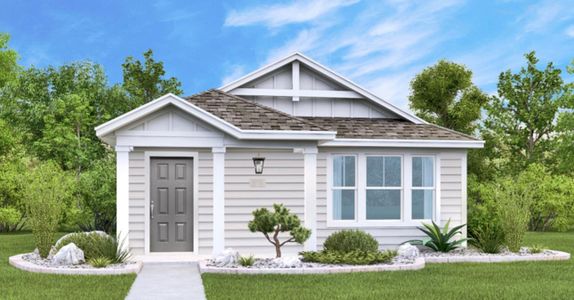 New construction Single-Family house 317 Bugbee, Kyle, TX 78640 plan Montour - image