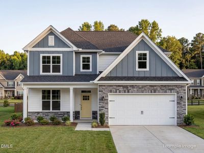 New construction Single-Family house 501 Crescent Wood Trl, Zebulon, NC 27597 - image