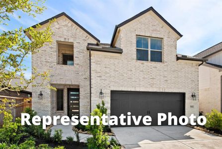 New construction Single-Family house 16734 Yaklin Meadow Court, Humble, TX 77346 The Midtown- photo 0