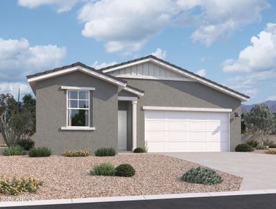 New construction Single-Family house 47803 W Moeller Road, Maricopa, AZ 85139 Poppy Homeplan- photo 0