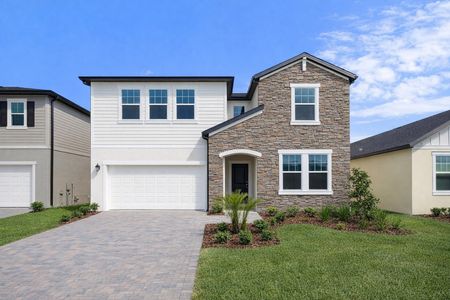 New construction Single-Family house 10117 Eaglecreek Lp, Land O' Lakes, FL 34638 plan Preston - image