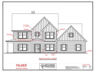 New construction Single-Family house Newnan, GA 30263 plan Palmer A - image