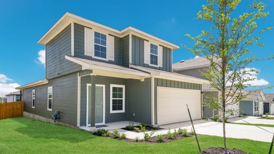 New construction Single-Family house 13412 Roughstock Way, Mustang Ridge, TX 78610 - photo 0