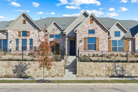 New construction Townhouse house 12616 Audubon Trl, Rowlett, TX 75098 Chandler's Landing- photo 0