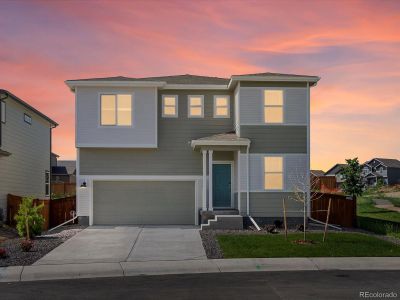 New construction Single-Family house 1134 Thunder Pass Rd, Severance, CO 80550 plan The Twin Peaks - image