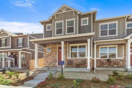 New construction Single-Family house 9811 Bahama Street, Commerce City, CO 80022 MELBOURNE- photo 0