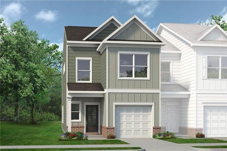 New construction Townhouse house 8219 Starnes Randall Rd, Charlotte, NC 28215 plan The Rutledge - image