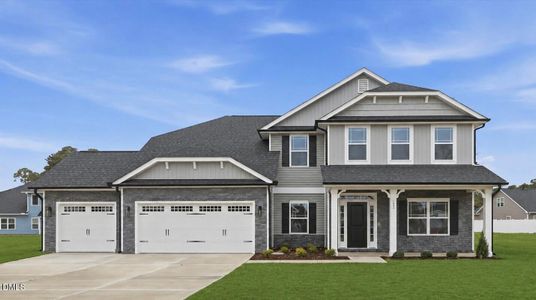New construction Single-Family house 108 Jackson Ridge Wy, Pikeville, NC 27863 plan 3320 - image