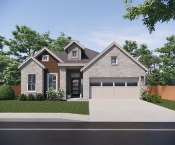 New construction Single-Family house 104 Villoria Cv, Liberty Hill, TX 78642 plan Lucas - image